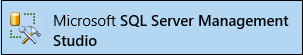 Capture d'écran de l'icône de l'application SQL Server Management Studio dans les résultats de recherche Windows.