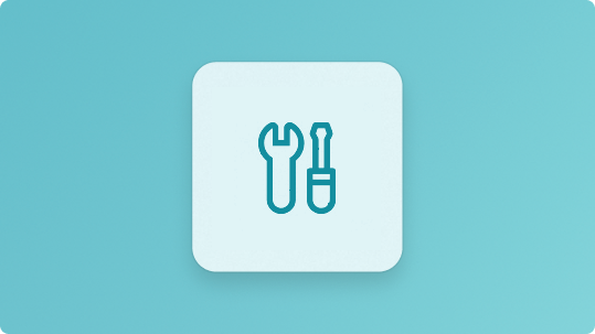 Icône Outils et exemples