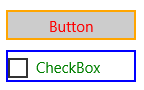boutons stylés utilisant des styles basés sur.
