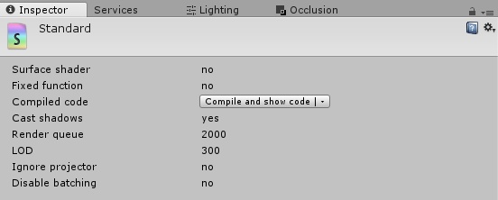 Compiler le code du nuanceur dans Unity