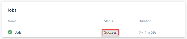 Screenshot del file YAML di Azure DevOps Azure Pipelines di Azure Resource Manager.