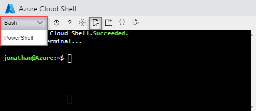 Caricare file in Cloud Shell nel portale di Azure
