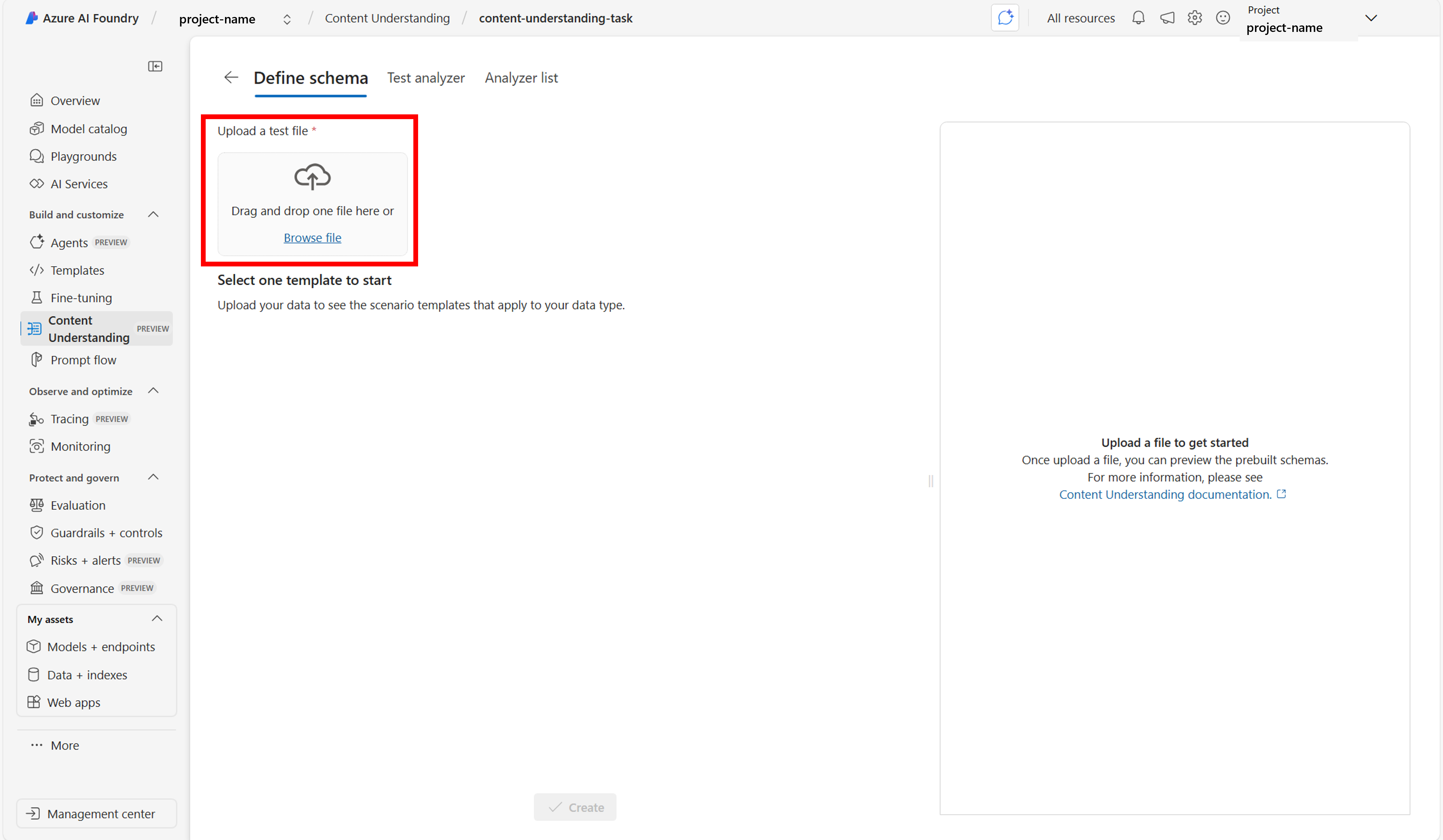 Screenshot del passaggio di caricamento nell'esperienza utente.