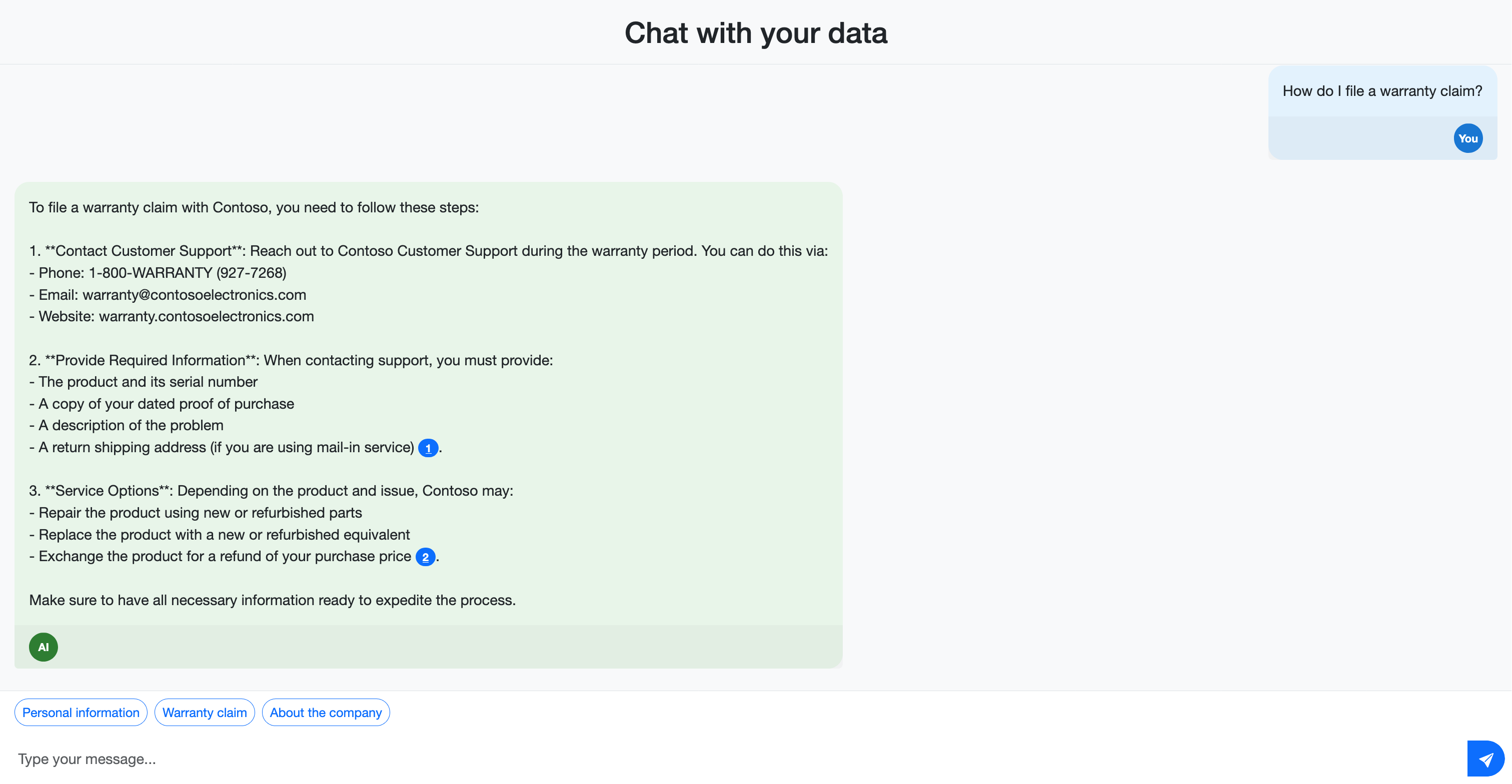 Screenshot che mostra l'interfaccia della chat Spring Boot nell'introduzione.