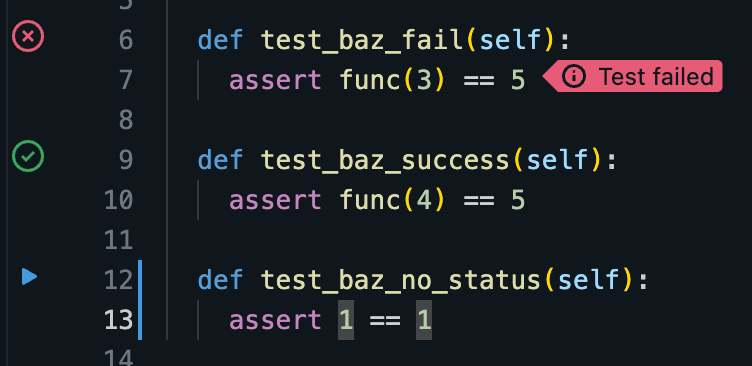 Verifica dei glifi inline