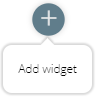 Screenshot che mostra l'icona del widget di aggiunta sezione nel portale per sviluppatori.