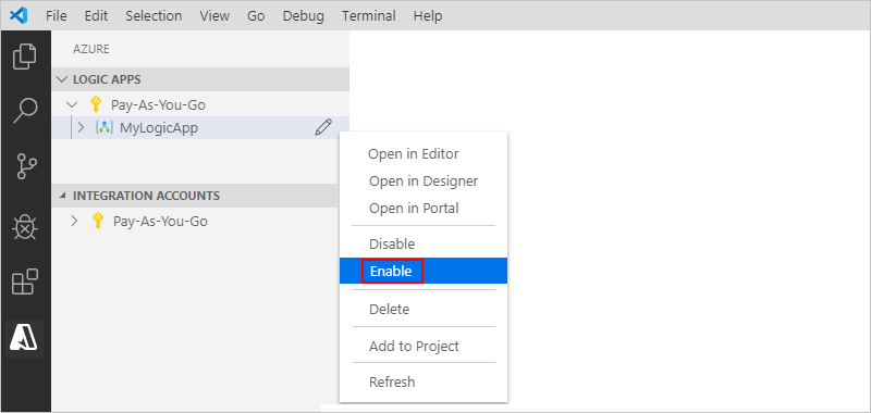 Abilita la tua applicazione logica
