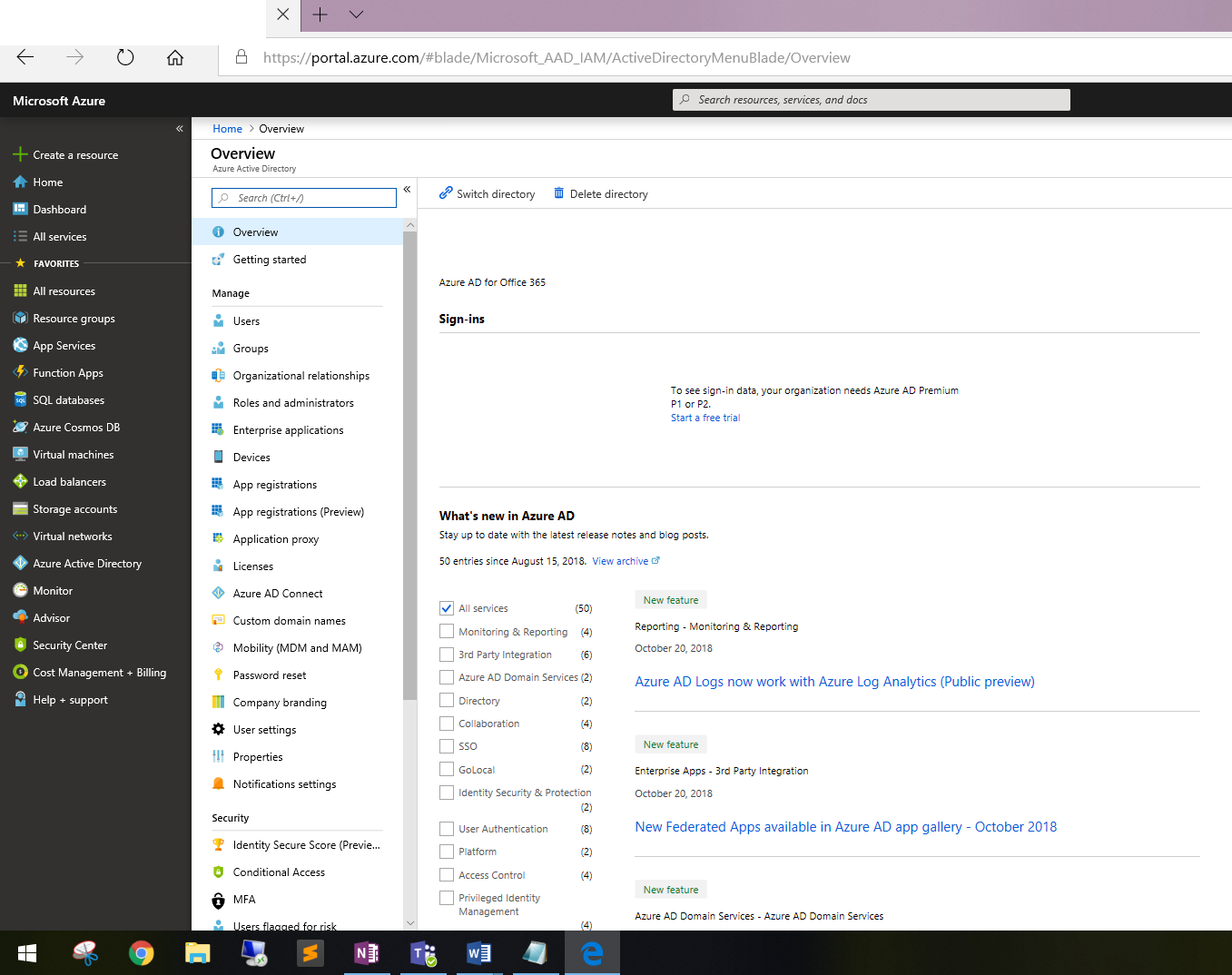 Selezionare Microsoft Entra ID.