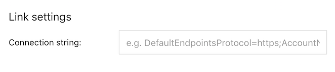 Aggiungere la stringa di connessione in App Center