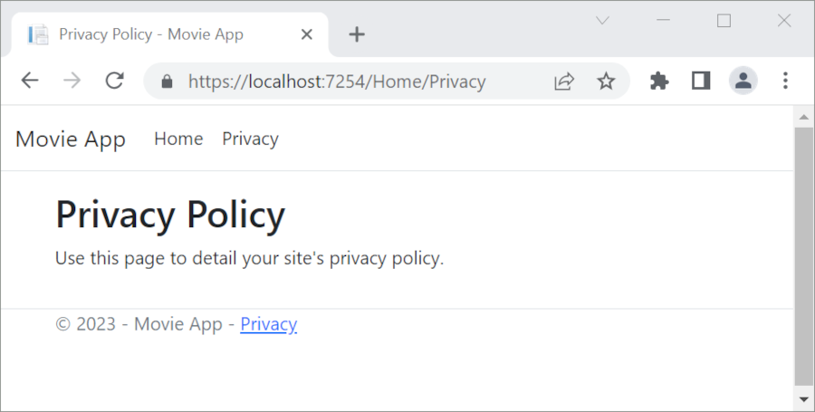 Privacy tabulazione