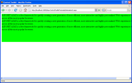 Prima viene aumentata la larghezza
