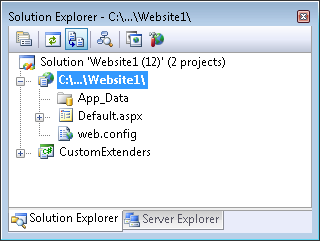 Soluzione con il sito Web e il progetto di libreria di classi