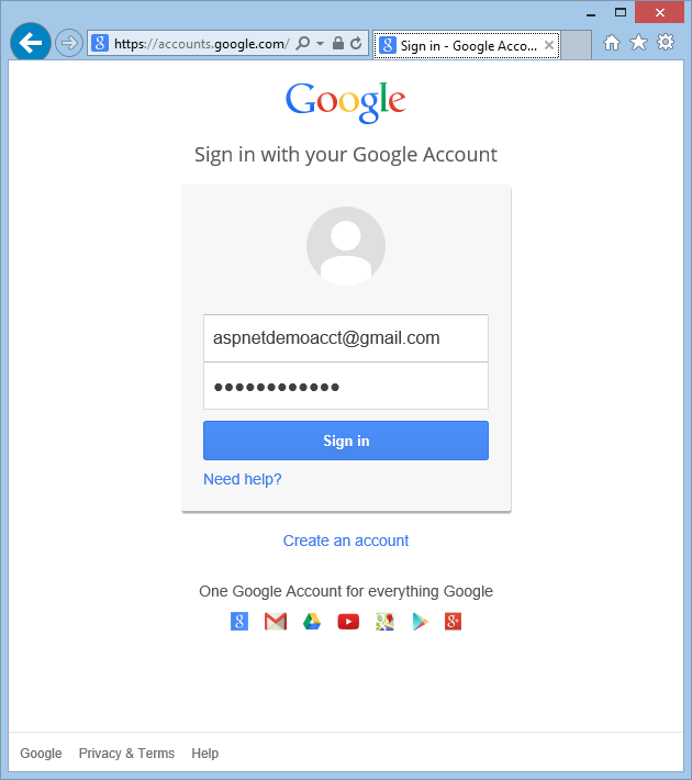 Google - Accedi