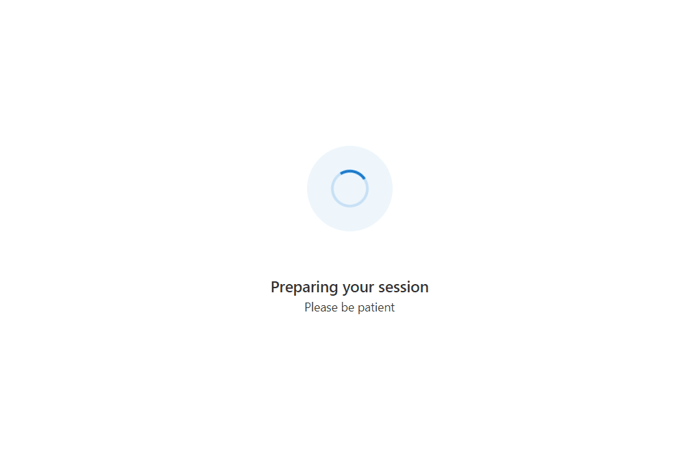 Gif che mostra l'esecuzione della verifica del browser