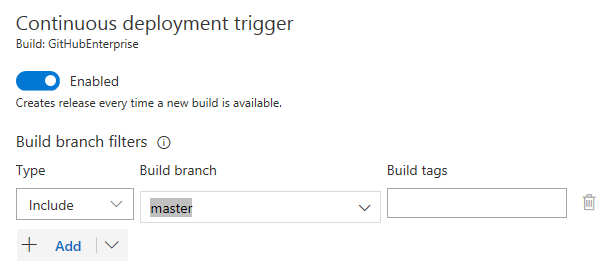 Filtri delle branche