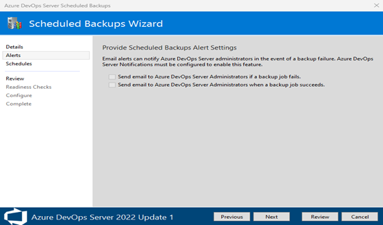 Screenshot mostra il pulsante Avanti evidenziato per la creazione del processo del percorso di backup di rete.