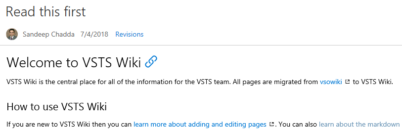 Intestazione Wiki URL