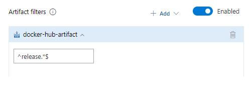 Screenshot che mostra che è possibile usare espressioni regolari nel contesto di staging.