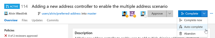 Completamento automatico