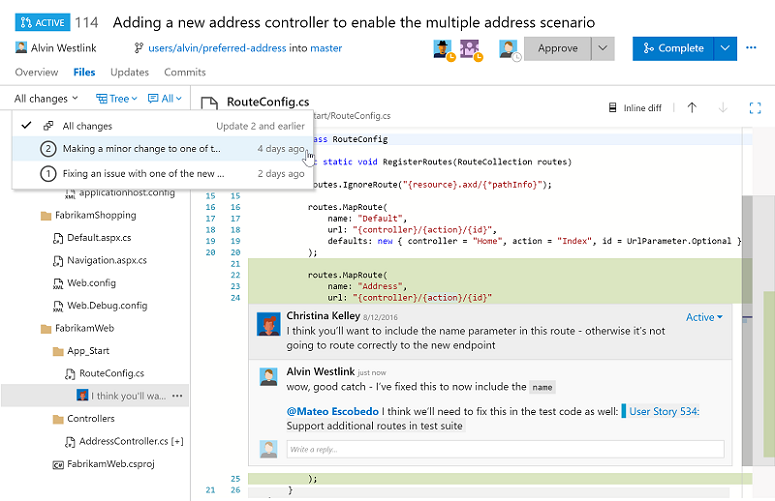 File di richiesta pull