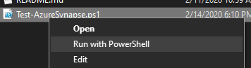 Eseguire il file di script scaricato con PowerShell