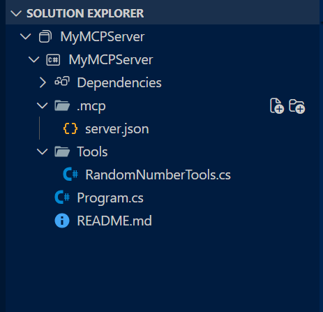 Struttura del progetto MCP Server (stdio)