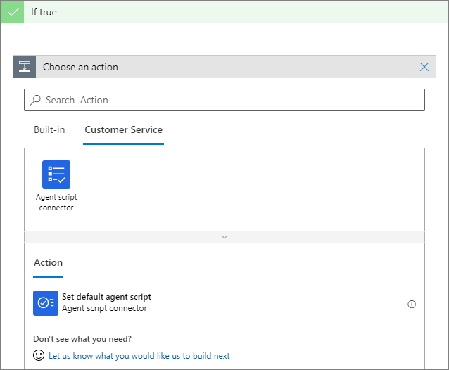 Impostare lo script predefinito Imposta lo script predefinito.