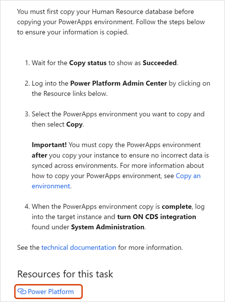 Seleziona Power Platform.
