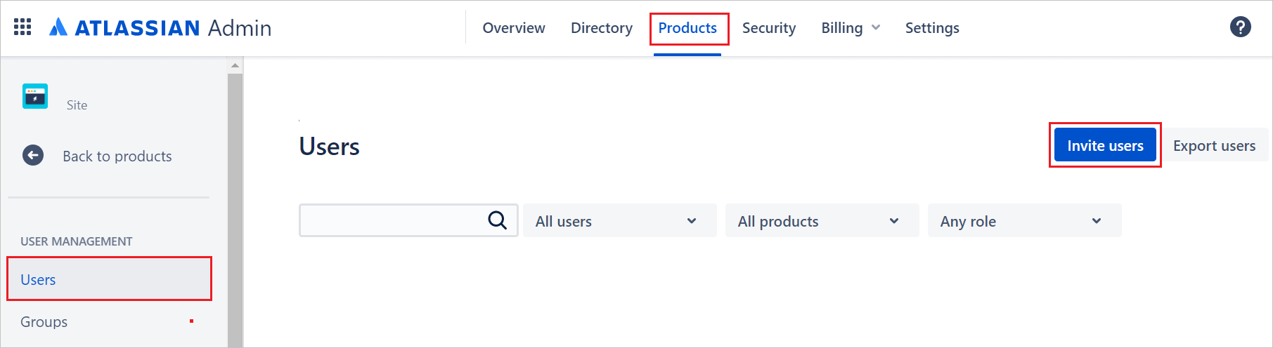 Il link per gli utenti di Atlassian Cloud