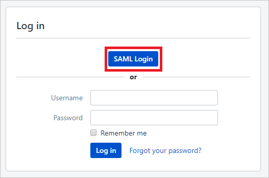 Login SAML utente
