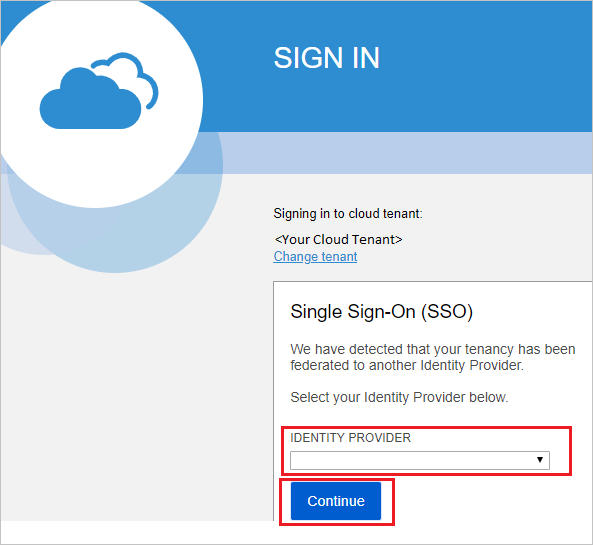 Screenshot che mostra la configurazione