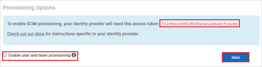 Token di accesso Rollbar