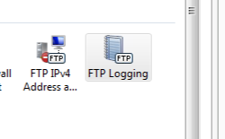 Screenshot del riquadro Home con l'opzione Di registrazione F T P evidenziata.
