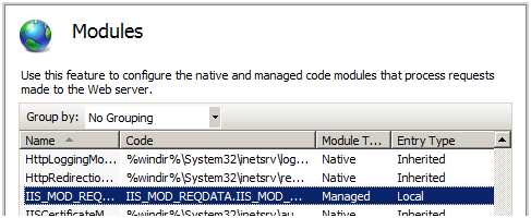 Screenshot della schermata Moduli, che mostra il modulo appena tracciato.