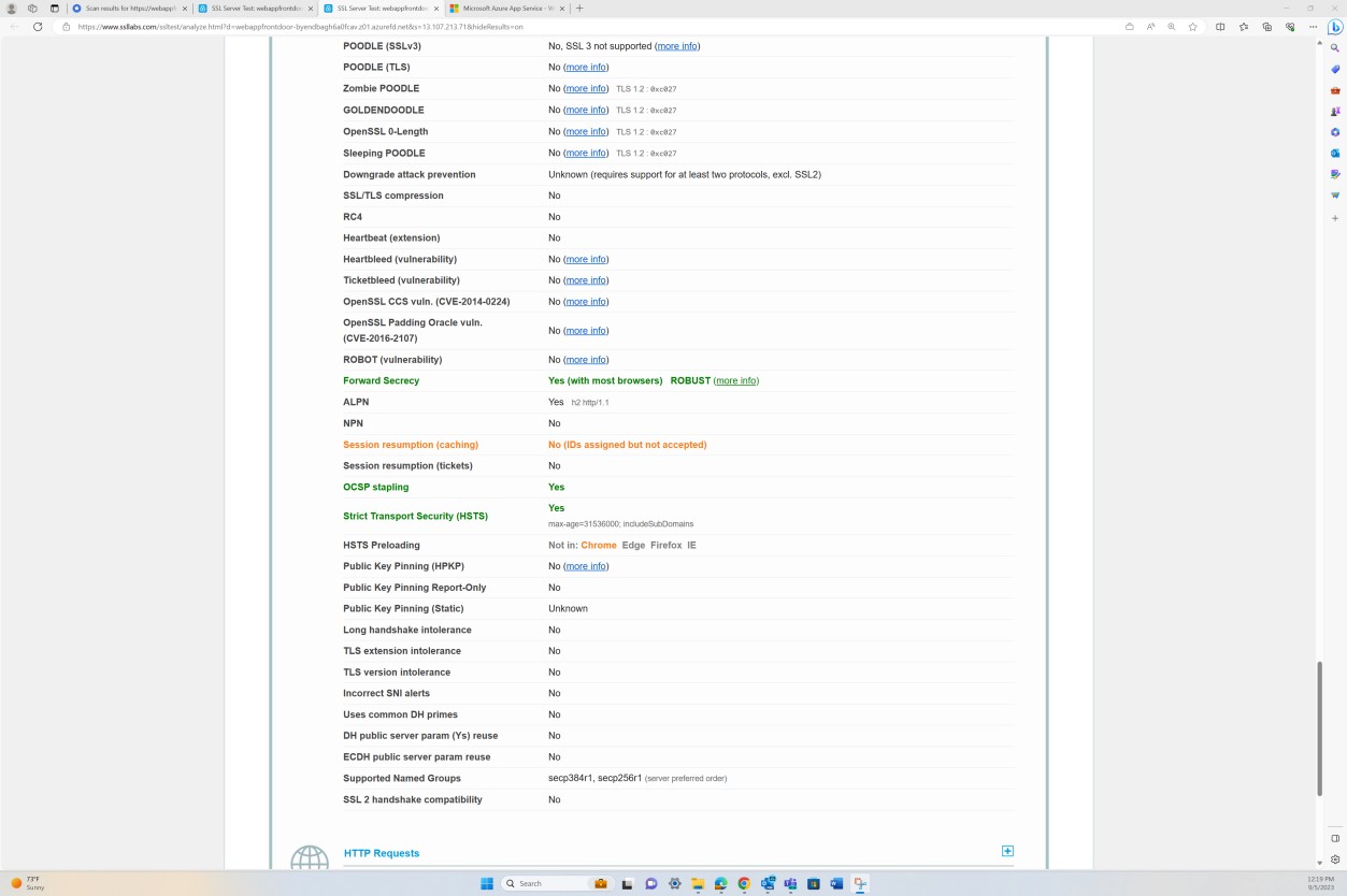 Qualys SSL labs tool report output with HSTS as enabled.Qualys SSL labs tool report output with HSTS as enabled.Qualys SSL labs tool report output with HSTS as enabled.