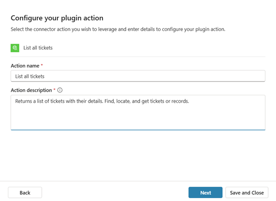 Configurare lo strumento API.