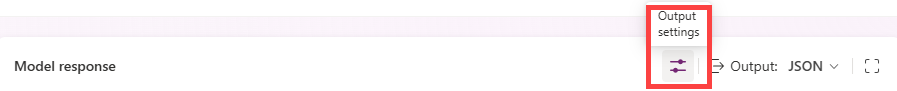 Screenshot delle impostazioni di output.