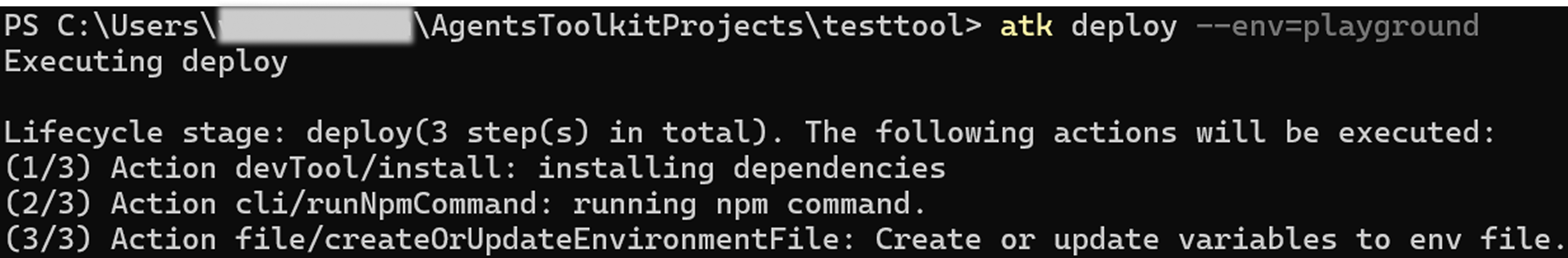 Screenshot shows the process of installing the required dependencies and npm packages.