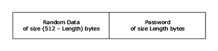 Computer account password buffer format