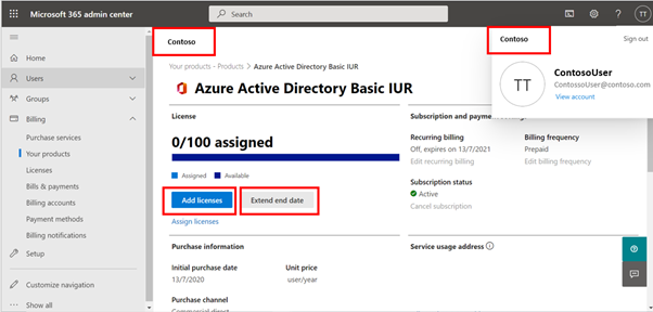 Screenshot che mostra la schermata degli utenti cloud.