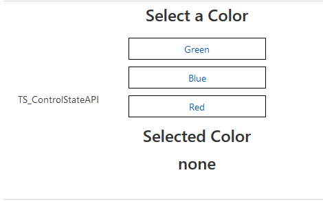 Control state API Control state API.