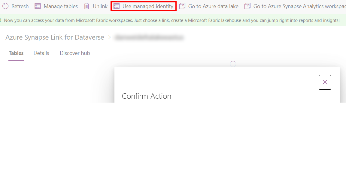 Usare il comando di identità gestita in Power Apps