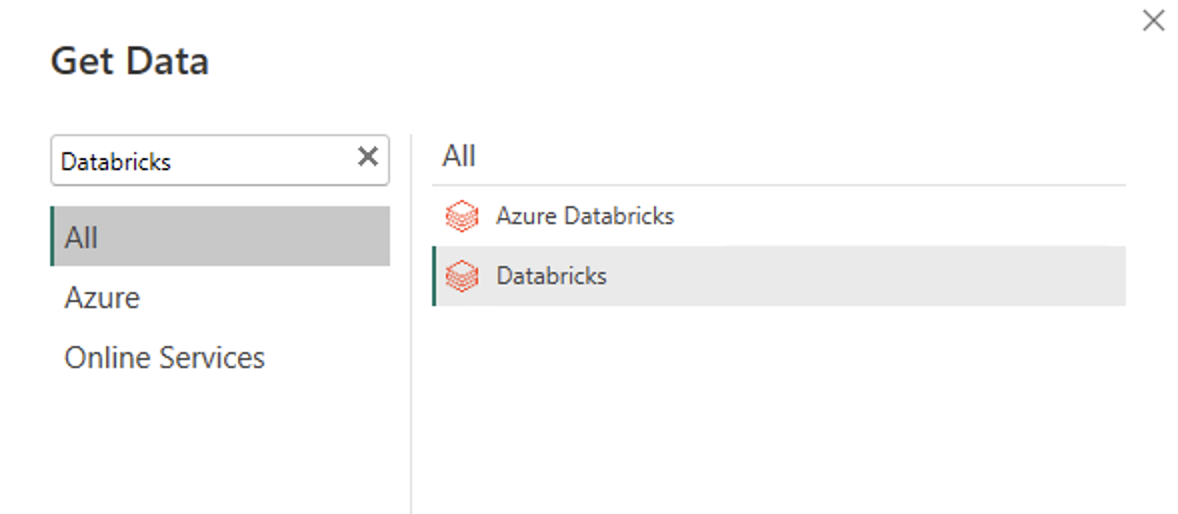 Ottenere dati da Databricks Cloud.