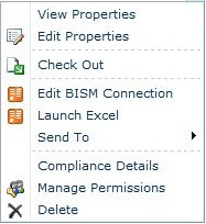 Screenshot del comando di avvio rapido BISM