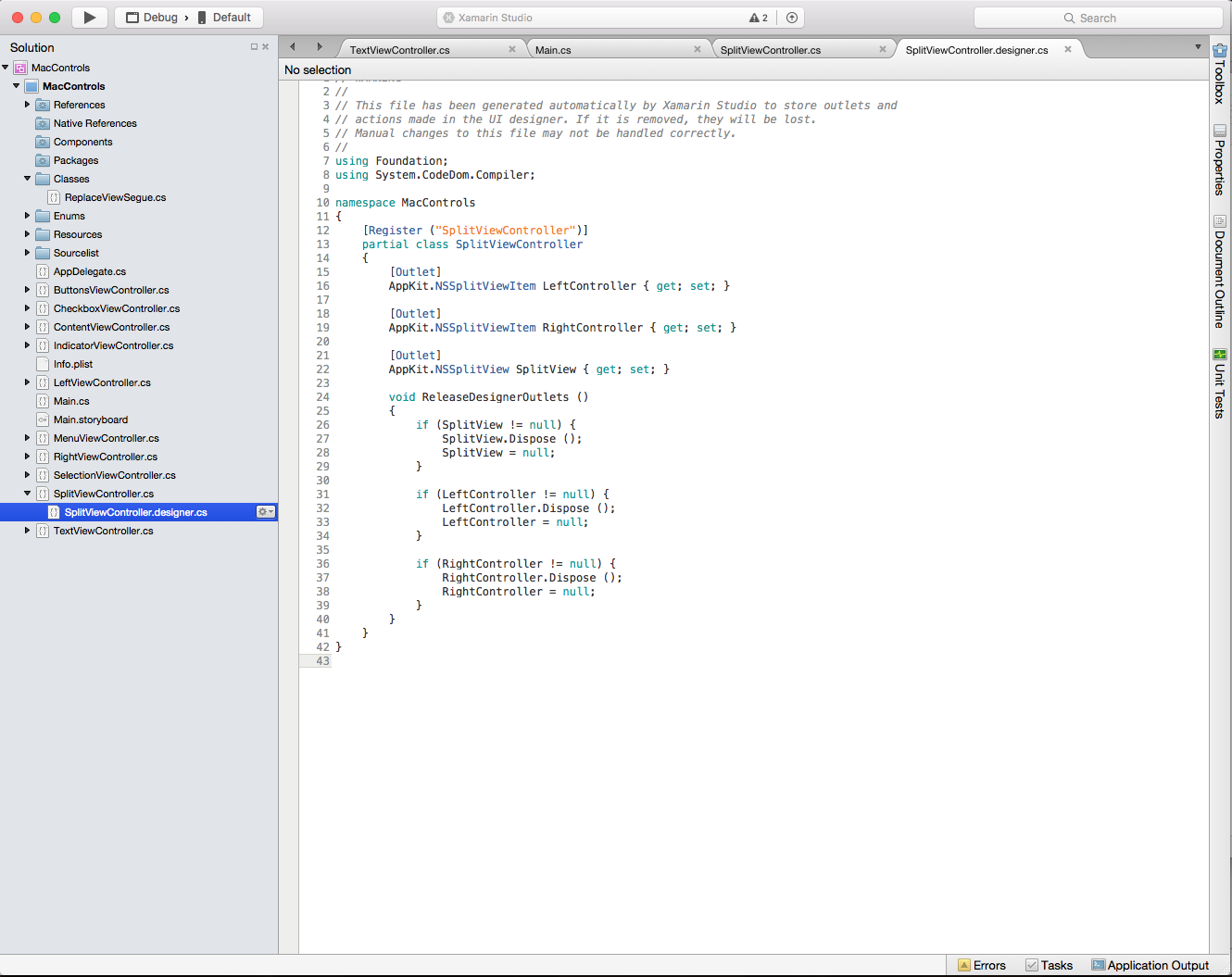 Sincronizzazione delle modifiche con Xcode