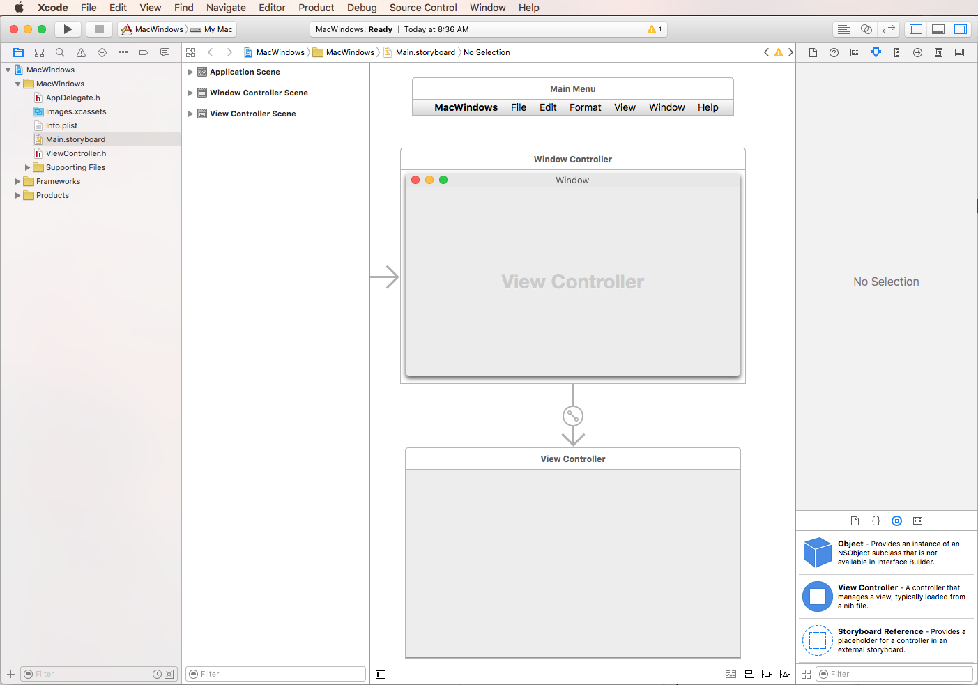 Modifica dell'interfaccia utente in Xcode
