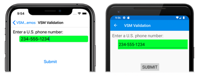 Convalida VSM : valida Convalida VSM: stato valido