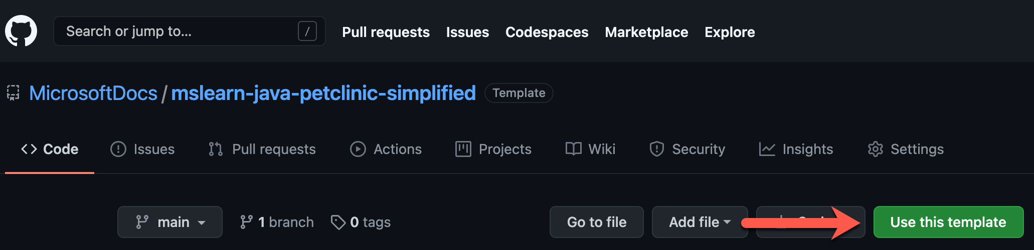 Screenshot del pulsante 