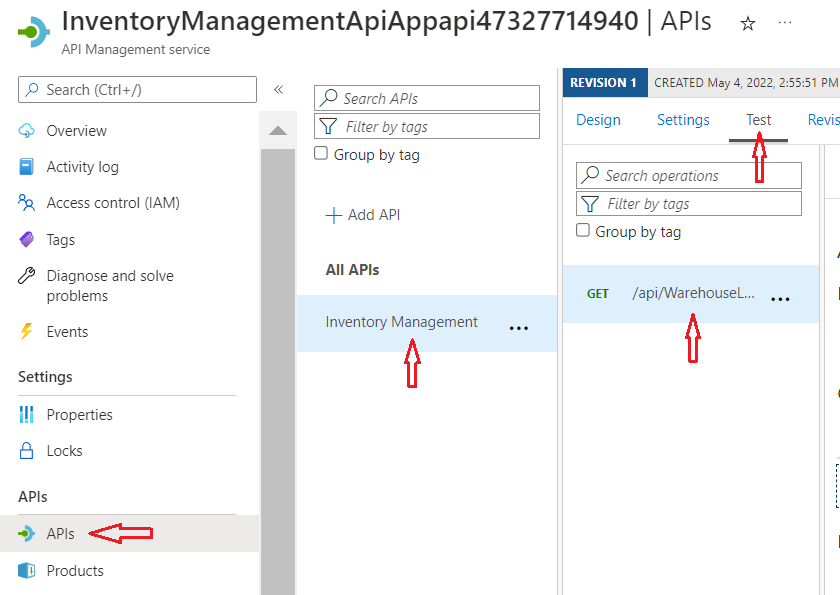 Gestione API - API.