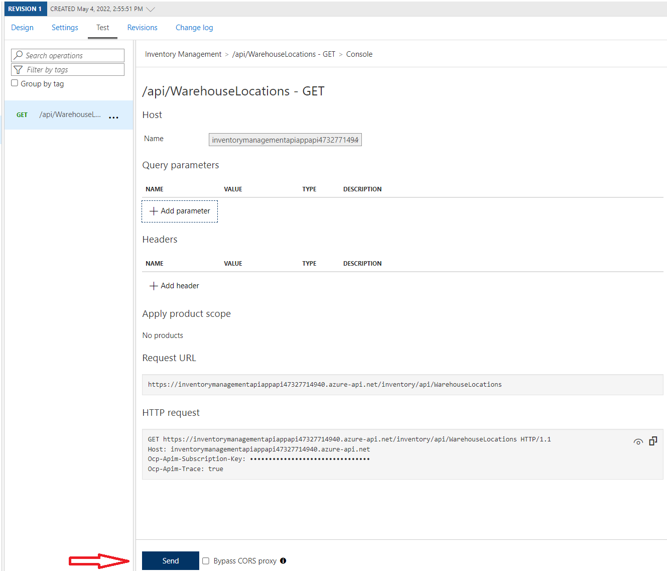Gestione API - Test sull'API.